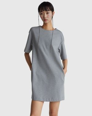 Benetton Benetton, Soft Dress - Grey