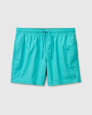 Benetton Benetton, Badehose Mit Kordelzug, Größe, Türkis, Herren - Schwarz