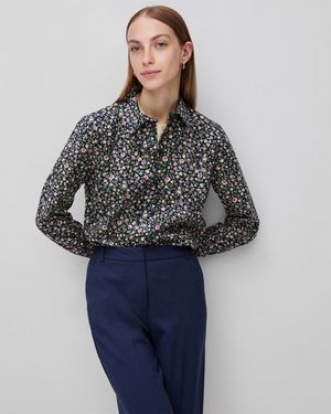 Benetton Benetton, Patterned Shirt - Black