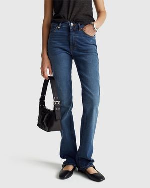 Benetton Benetton, Vaqueros Bootcut, Talla, Azul, Mujer
