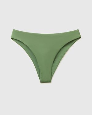 Benetton Benetton, High-Cut Swim Briefs - Green