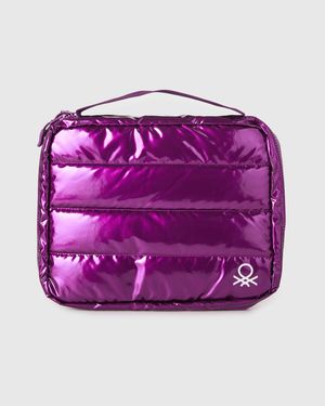 Benetton Benetton, Padded Fabric Pouch - Purple