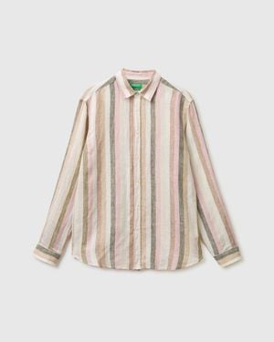 Benetton Benetton, Striped Shirt - Black