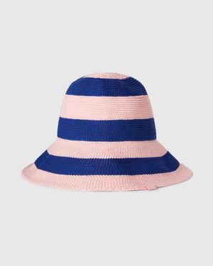 Benetton Benetton, And Striped Hat - Black