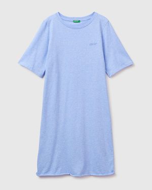 Benetton Benetton, Lightweight Cotton Nightgown - Blue