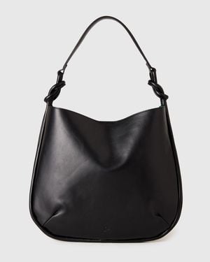 Benetton Benetton, Maxi Hobo Bag - Black