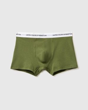 Benetton Benetton, Stretch Organic Cotton Boxers - Green