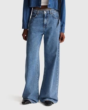Benetton Benetton, Wide-Fit Jeans - Blue