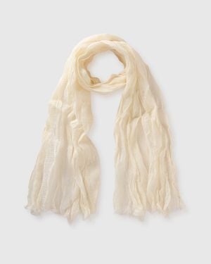 Benetton Benetton, Pure Linen Scarf - Black