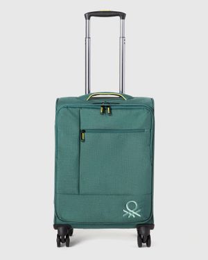 Benetton Benetton, Trolley Piccolo Semirigido, Taglia, Verde Scuro, Donna