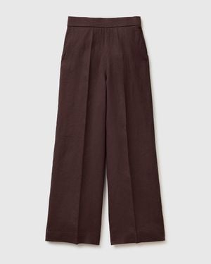 Benetton Benetton, Palazzo Trousers - Brown