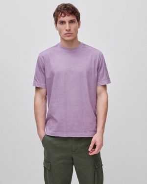 Benetton Benetton, Pigment Dyed T-Shirt - Purple