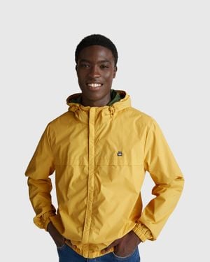 Benetton Benetton, Jacke „Rain Defender“ Mit Kapuze, Senfgelb - Mehrfarbig