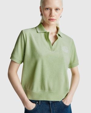 Benetton Benetton, Chenille Polo - Green