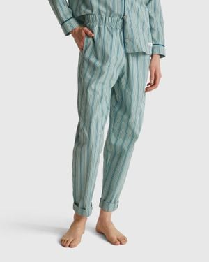 Benetton Benetton, Striped Trousers - Green
