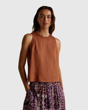 Benetton Benetton, Top Smanicato - Nero