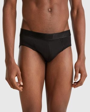 Benetton Benetton, Braguitas De Mezcla De Algodón, Negro, Hombre