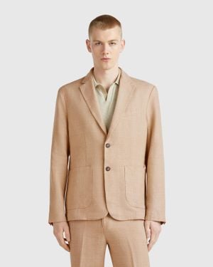 Benetton Benetton, Blazer Rigato - Neutro