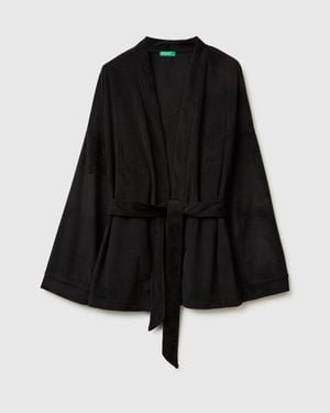 Benetton Benetton, Chenille Cardigan - Black