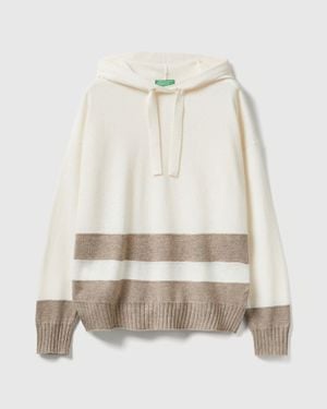 Benetton Benetton, Maglia Panna - Bianco