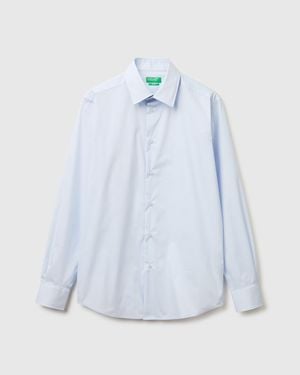 Benetton Benetton, Slim Fit Shirt - Black