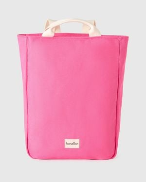 Benetton Benetton, Borsa Zaino Rosa, Taglia, Rosa, Donna