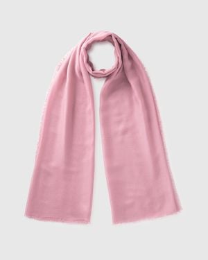 Benetton Benetton, Silk Blend Scarf - Pink