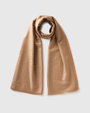 Benetton Benetton, Jacquard Scarf - Black