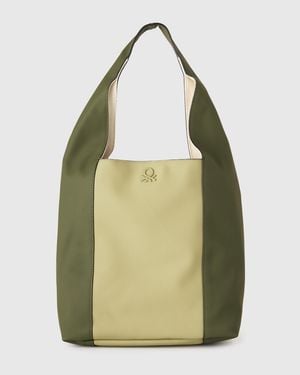 Benetton Benetton, Reversible Hobo Bag - Green