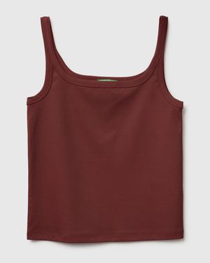 Benetton Benetton, Slim-Fit Top - Brown