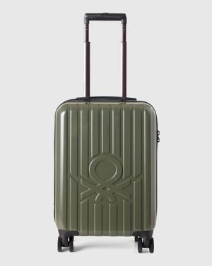 Benetton Benetton, Trolley Piccolo Rigido, Taglia, Verde Militare, Donna
