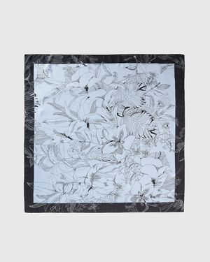 Benetton Benetton, Scarf With Patterned Print - Blue