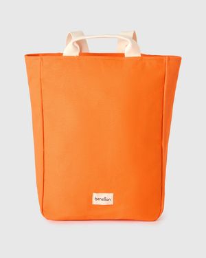 Benetton Benetton, Borsa Zaino Arancione, Taglia, Arancione, Donna