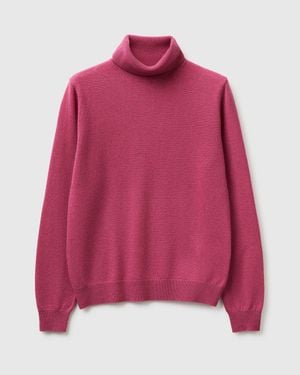 Benetton Benetton, Turtleneck - Pink