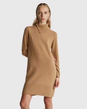 Benetton Benetton, Midi Dress - Natural