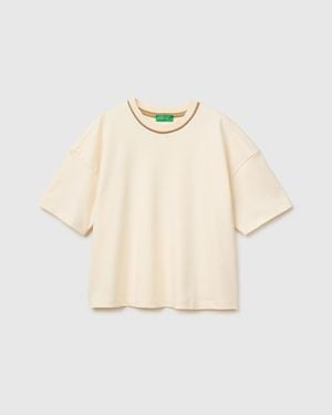Benetton Benetton, Comfort Fit T-Shirt - Black