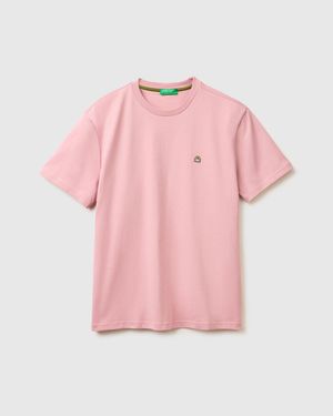 Benetton Benetton, Organic Cotton T-Shirt - Pink