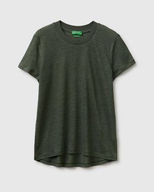 Benetton Benetton, Crew Neck T-Shirt - Green