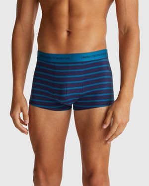 Benetton Benetton, Striped Boxers - Blue