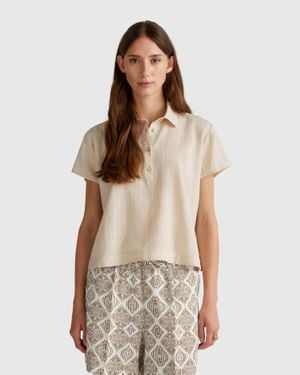 Benetton Benetton, Light Short Sleeve Shirt - Black