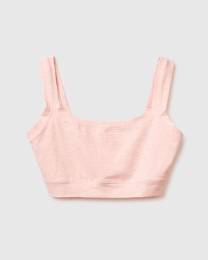 Benetton Benetton, Super Dehnbarer Baumwoll-Bh, Größe, Gelb, Damen - Schwarz