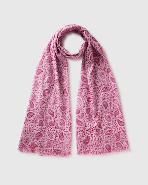 Benetton Benetton, Gemusterter Viskoseschal, Größe, Damen - Pink