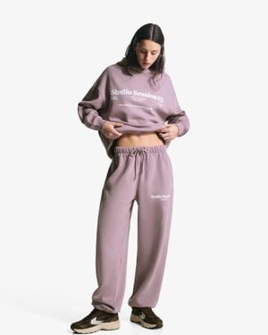 Bershka Sweatpants With Print - Pink