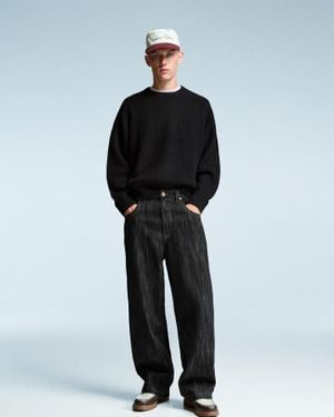 Bershka Super Baggy Jeans - Gray