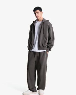 Bershka Balloon Fit Pants - Black
