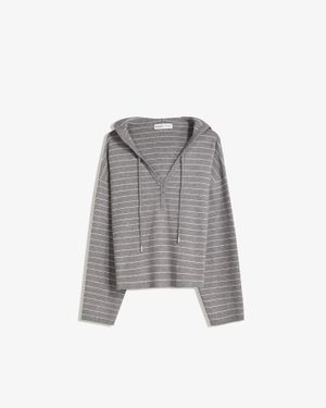 Bershka Hooded Sweater - Gray