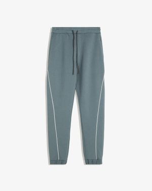 Bershka Plush Sweatpants - Blue