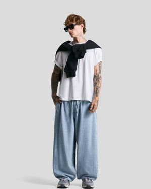 Bershka Jogger Jeans - Blue