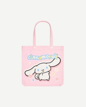 Bershka Cinnamoroll Shopper Bag - Pink