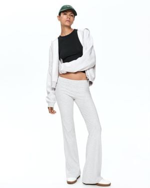Bershka Flared Pants - Blue